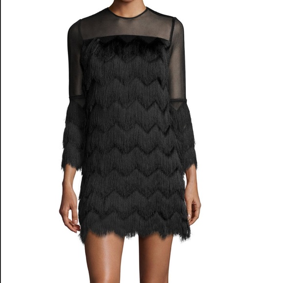 Alexis
Xiomarra Long-Sleeve Tiered-Fringe Shift Dress - Picture 1 of 12